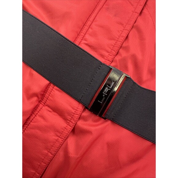 Lauren Active Ralph Lauren Red Ski Coat Zip Belted Jacket Snap Vintage Womens XL - Picture 13 of 16